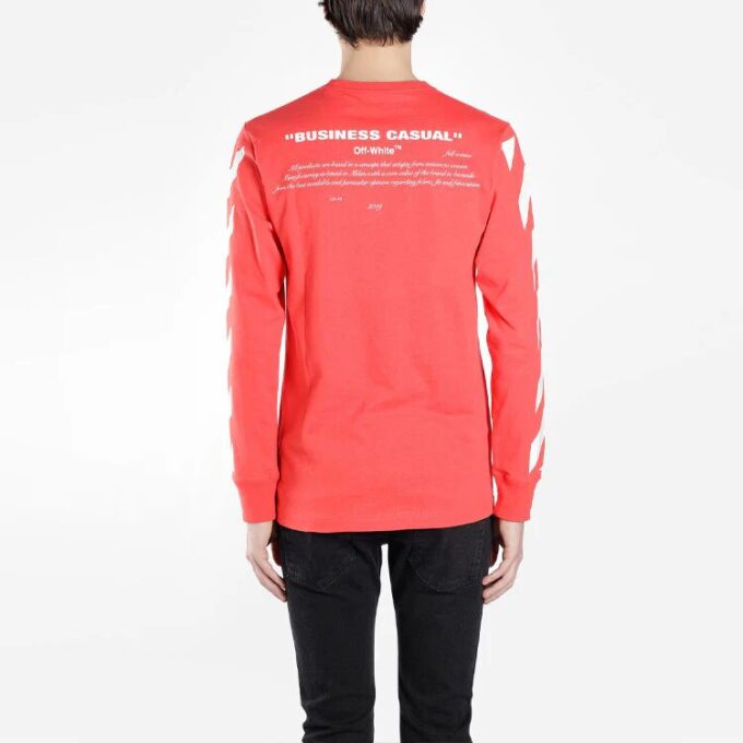 Bernini Diagonal Stripe Print T shirt 2030 Red/Blue