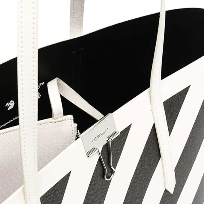 Binder Shopper Bag “White Black”