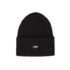 Black Stamp Loose Beanie Black Stamp Loose Beanie