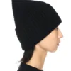 Black Stamp Loose Beanie Black Stamp Loose Beanie