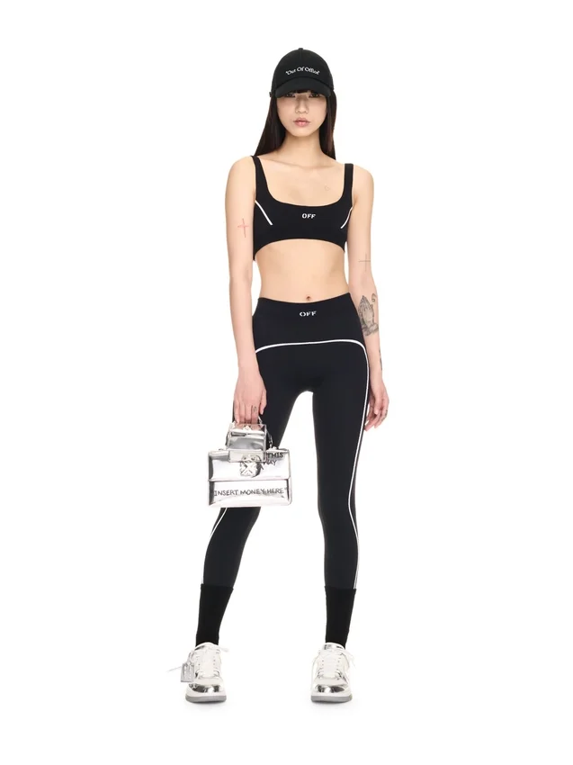 Black Stamp Seamless Bra Black Stamp Seamless Bra