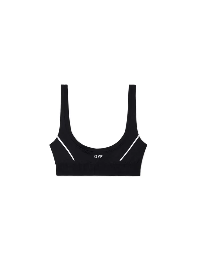 Black Stamp Seamless Bra Black Stamp Seamless Bra