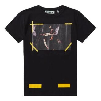 Black White 7 Short Sleeve Black