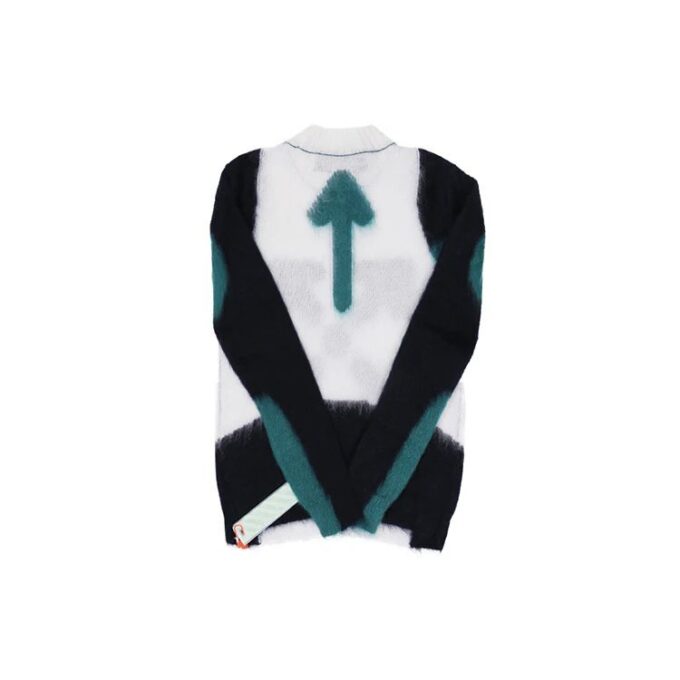 Black/White Arrow Sweater Men’ s White