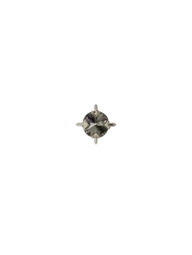 Bling Round Mono Earring Bling Round Mono Earring