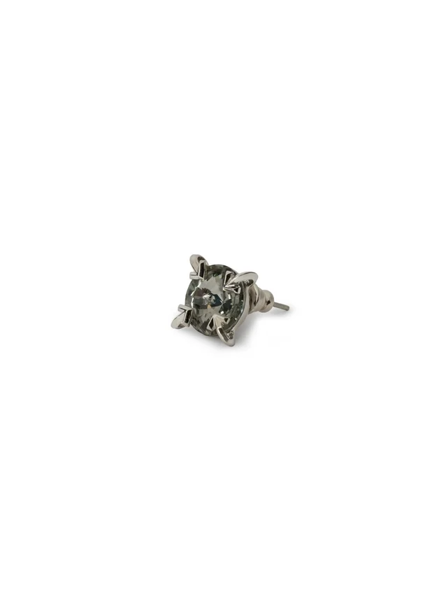 Bling Round Mono Earring Bling Round Mono Earring