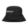 Bookish Embroidered-Logo Bucket Hat “Black”