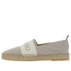 Bookish Linen Espadrillas “Light Beige White”