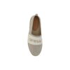 Bookish Linen Espadrillas “Light Beige White”
