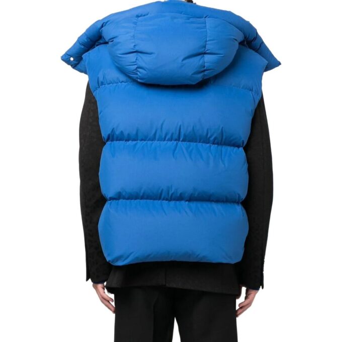 Bounce down-feather Hooded Jacket “Blue”