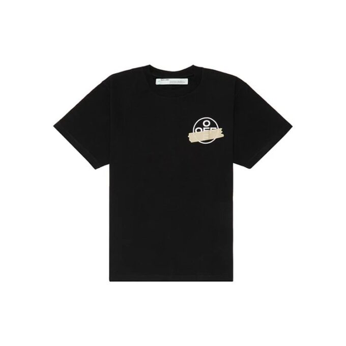 Bronzing arrow printing Unisex Black