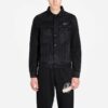 Bronzing Rubber Strap Arrow Classic Denim Logo Jacket