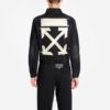 Bronzing Rubber Strap Arrow Classic Denim Logo Jacket