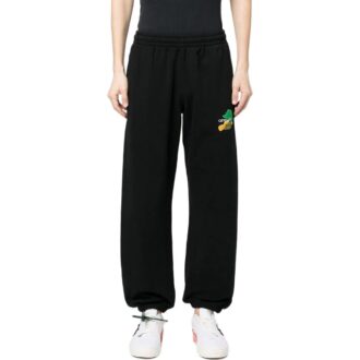 Brush Arrow Track Pants “Black”