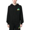 Brush Arrows Slim Skate Hoodie “Black Multi-Color”