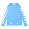 C/O 13 Alphabet Stripe Long Sleeves Unisex Blue o 13T