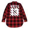 C/O VIRGIL 14SS Shirt Unisex BlackRed