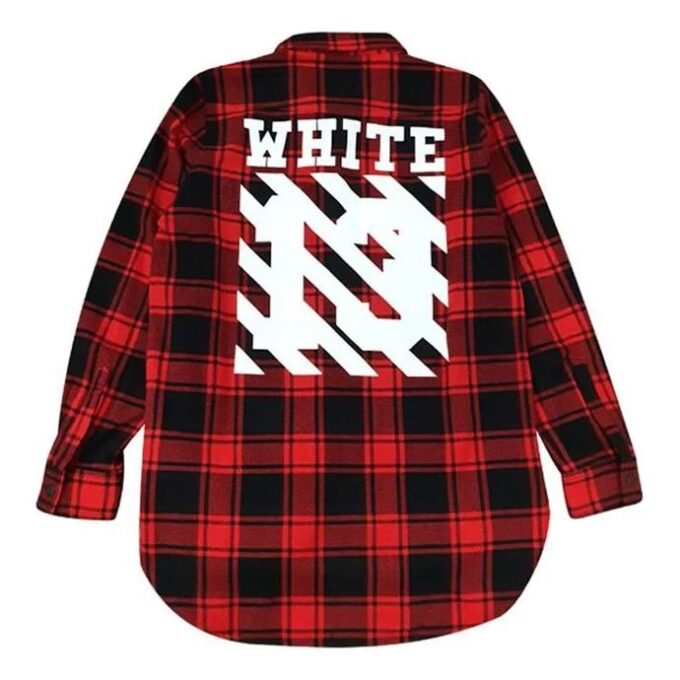 C/O VIRGIL 14SS Shirt Unisex BlackRed