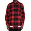 C/O VIRGIL 14SS Shirt Unisex BlackRed