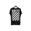 C O VIRGIL ABLO OW Painting Short Sleeve Black Pink