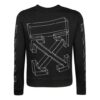 C O Virgil Abloh 3D Diag Lines Sweater “Black White”