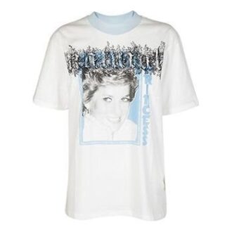 C O VIRGIL ABLOH Alphabet Printing Short Sleeve White