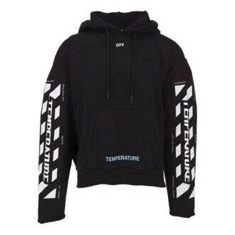 C/o Virgil Abloh Diag Temperature Cropped Men Black