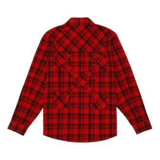 c/o Virgil Abloh Flannel Check Shirt For Men Red