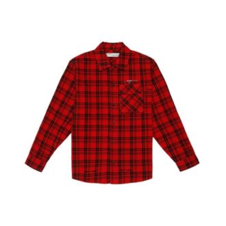 c/o Virgil Abloh Flannel Check Shirt For Men Red