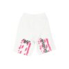 c/o virgil abloh For Men’ s White Diag Stencil Sweatshorts White/Pink