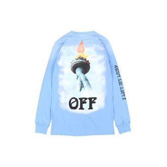 C O Virgil Abloh Liberty Crew Neck Sweater