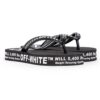 c/o virgil abloh men’ s black and white industrial flip flops