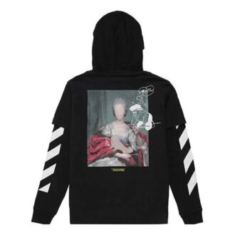 C/O Virgil Abloh Men’ s Black Diag Mariana Hooded Tee