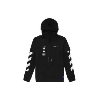 C/O Virgil Abloh Men’ s Black Diag Mariana Hooded Tee