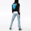 C/O Virgil Abloh Men’ s Black Diag Skulls Over
