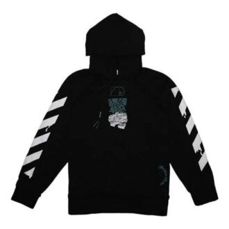 c/o virgil abloh men’ s black dripping arrows incompiuto