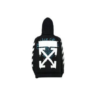 c/o virgil abloh men’ s black dripping arrows incompiuto