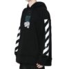 c/o virgil abloh men’ s black dripping arrows incompiuto