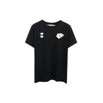 C/O Virgil Abloh Men’ s Black Hand Card Over Tee