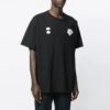 C/O Virgil Abloh Men’ s Black Hand Card Over Tee