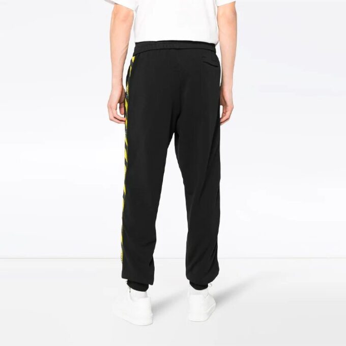 C/O Virgil Abloh Men’ s Black Tape Sweat Pants Black