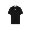 C/O Virgil Abloh Men’ s Black Wavy Line Logo Slim Tee Black