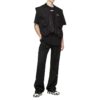 C/O Virgil Abloh Men’ s Black Wavy Line Logo Slim Tee Black