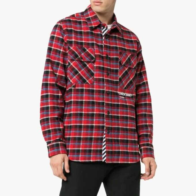 c/o Virgil Abloh Men’ s Multicolor Check Shirt Multicolor