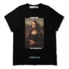 c/o VIRGIL ABLOH MONALISA SLIM FIT T-SHIRT Mona Lisa Short Sleeve Black