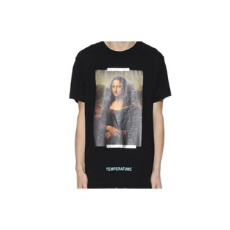 c/o VIRGIL ABLOH MONALISA SLIM FIT T-SHIRT Mona Lisa Short Sleeve Black