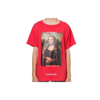 c/o VIRGIL ABLOH MONALISA SLIM FIT T-SHIRT Mona Lisa Short Sleeve Red