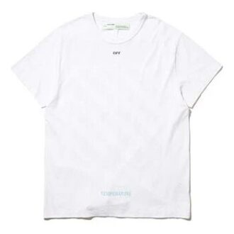 C O VIRGIL ABLOH OW Blue Short Sleeve “Black White”