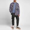 C/O VIRGIL ABLOH OW FLANNEL CHECK SHIRT BLUE
