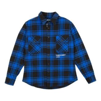 C/O Virgil Abloh Ow Quote Flannel Shirt